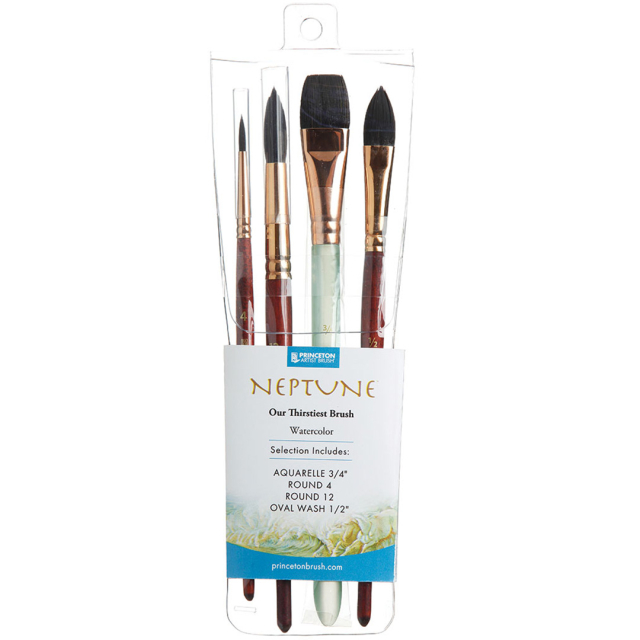 Neptune Synthetic brush Mc Professionnel 4-set