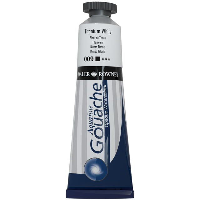 Gouachefarbe 38ml Titanium White