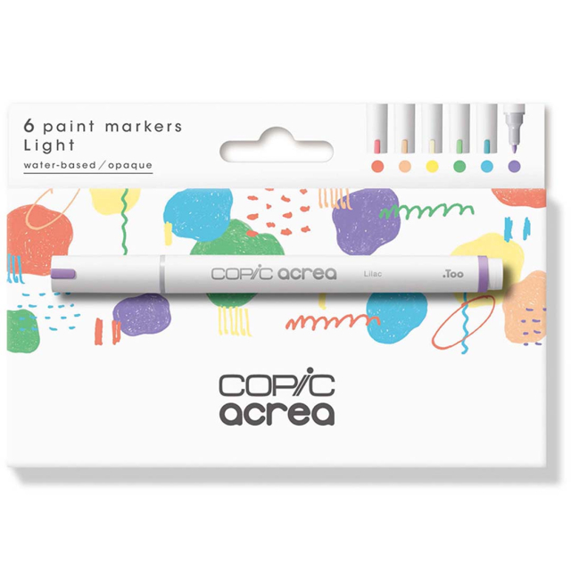 Acrea Paint Marker 6-er Set Light Colours