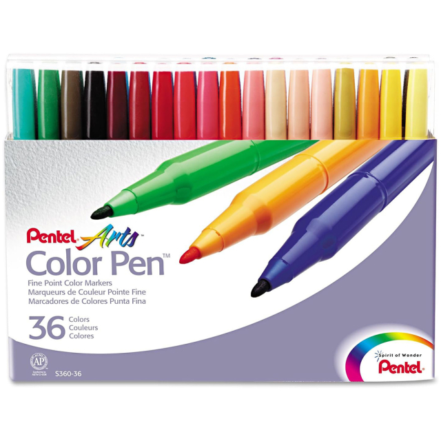 Color Pen Filzstifte 36er-Set