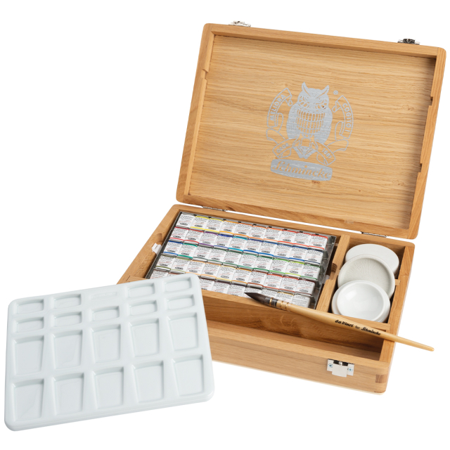 Horadam Aquarell Holzbox 50er-Set