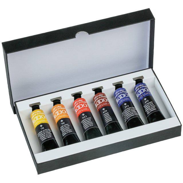 Ölfarbe Assortment 6x20 ml Primary Colours