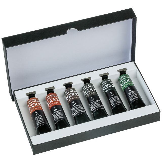 Ölfarbe Assortment 6x20 ml Natural Earth Colours