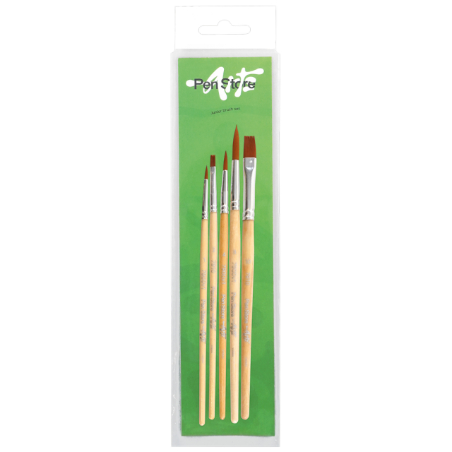 Synthetische Pinsel Junior 5er-Set