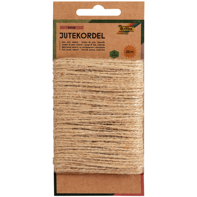 Jutekordel Natur 20 m