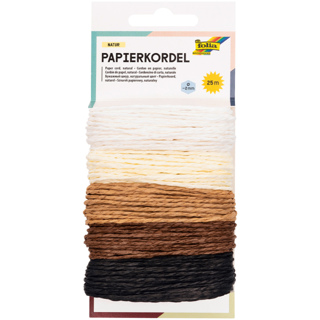 Papierschnur Natur 20 m