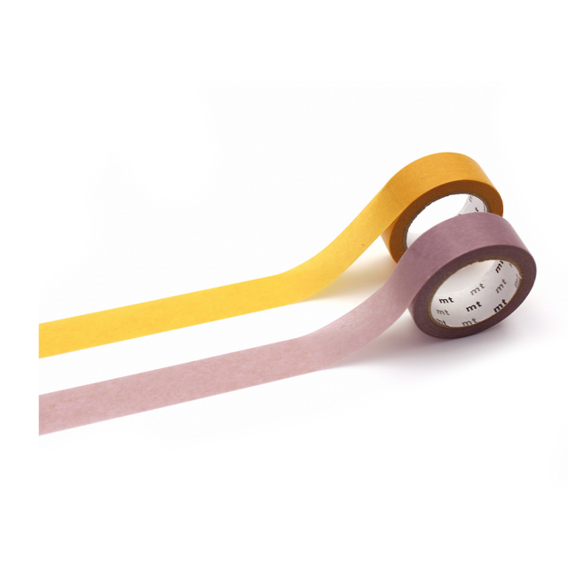 Washi-tape Yellow × lavender 2er-Pack