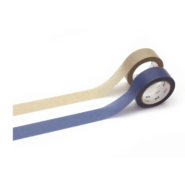 Washi-tape Blue × pastel gray 2er-Pack