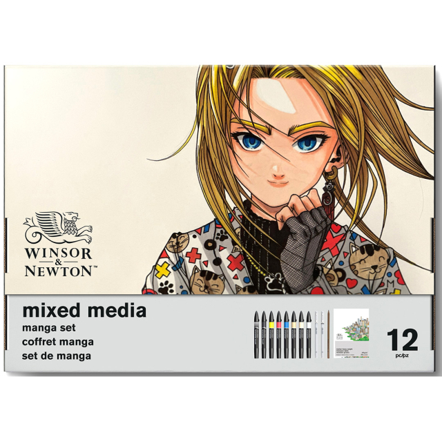Mixed Media Graphic Art Manga 12er-Set