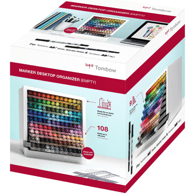 ABT Dual Brush Pen Desktop Organizer (Leer)