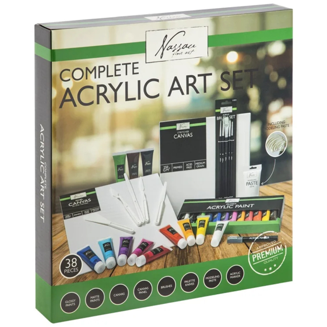 Komplettes Acryl-Set 38 Teile