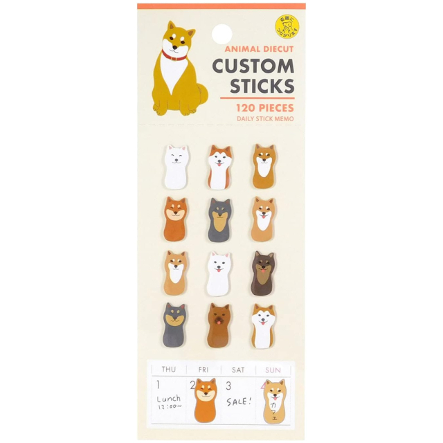 Stickers Shiba 120er-Pack