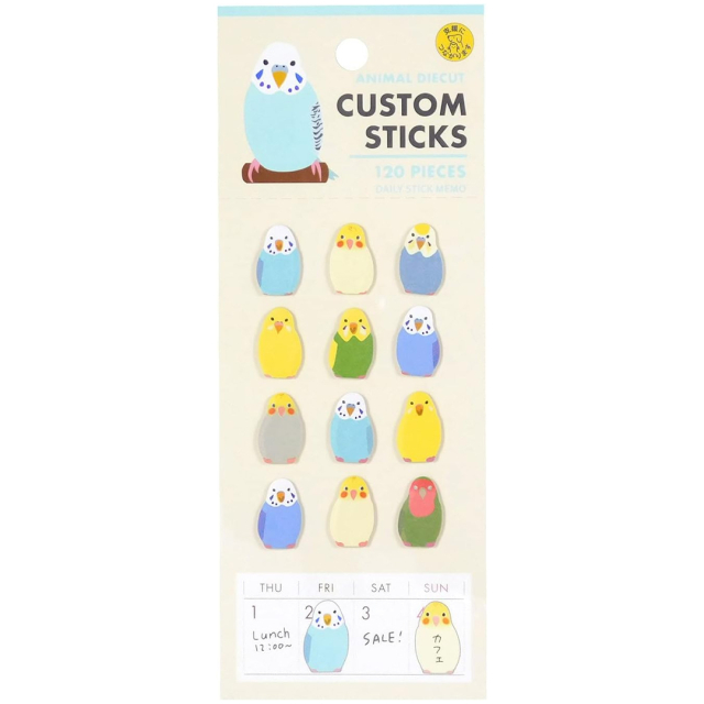 Stickers Parakeet 120er-Pack