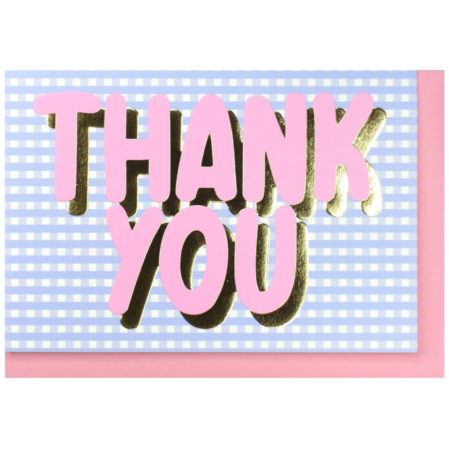 Dankeskarte Thank You