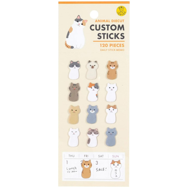 Stickers Cats 120er-Pack
