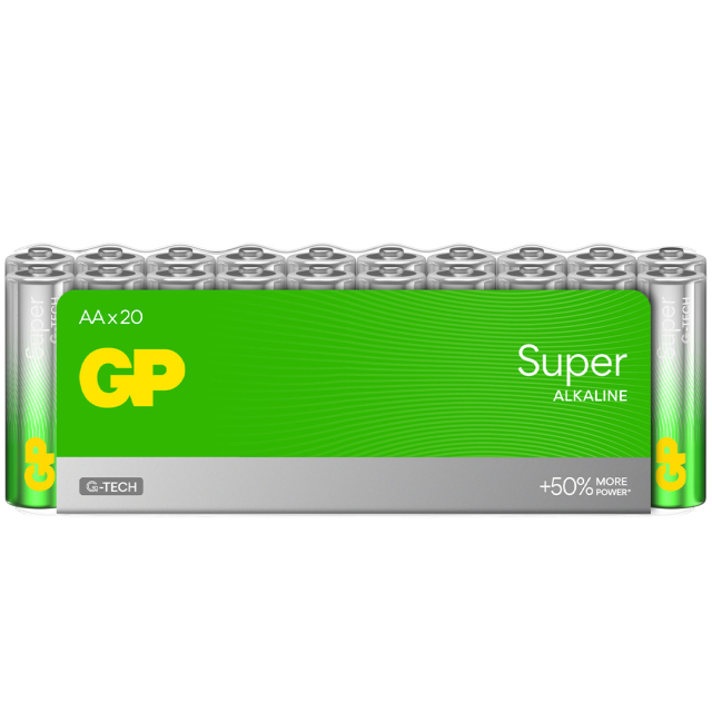 Batterien Super Alkaline AA 20er-Pack