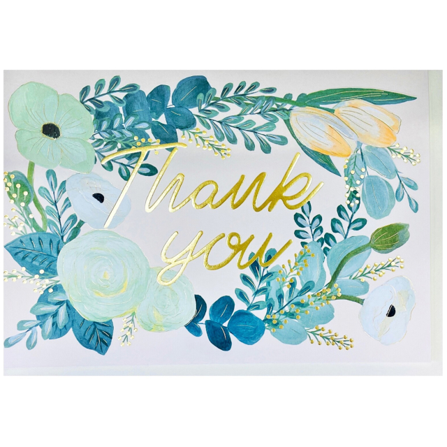 Dankeskarte Blumenstrauß