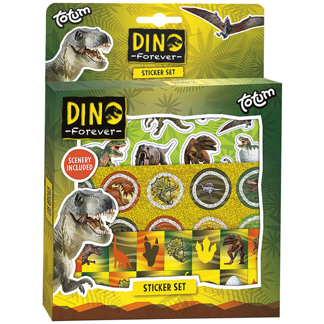 Dinosaurier Sticker-Set (ab 3 Jahren)