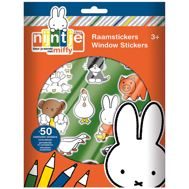 Miffy Fenstersticker (ab 3 Jahren)