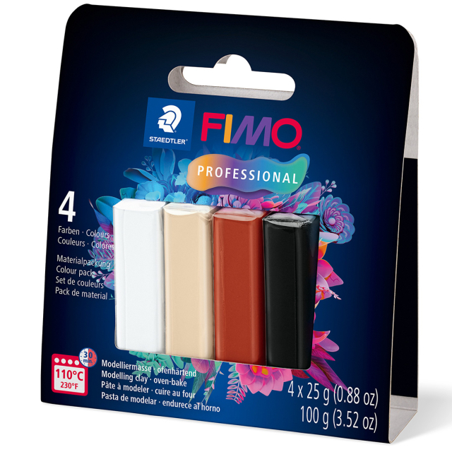 FIMO Professional half blocks Basic 4 x 25 g