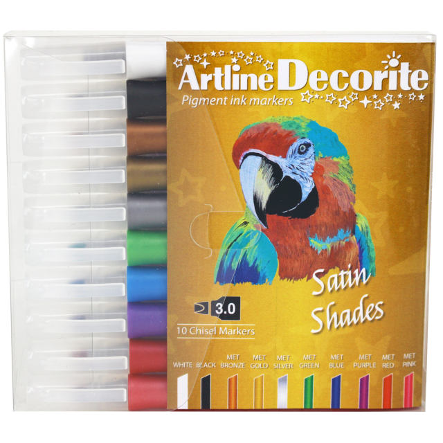 Decorite Calligraphy 10er-Pack Satin
