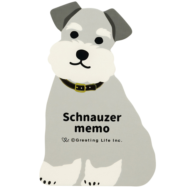 Schnauzer Memo Notizblock