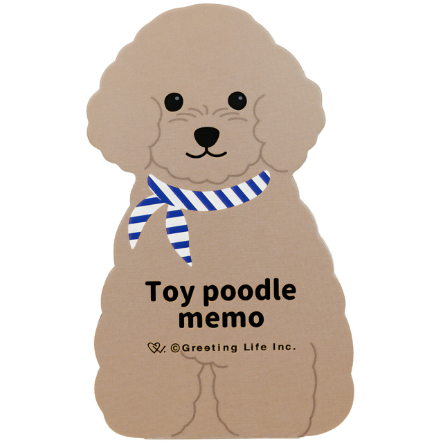 Toy Poodle Memo Notizblock