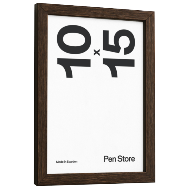 Holzrahmen Walnussfarbe 10x15 cm