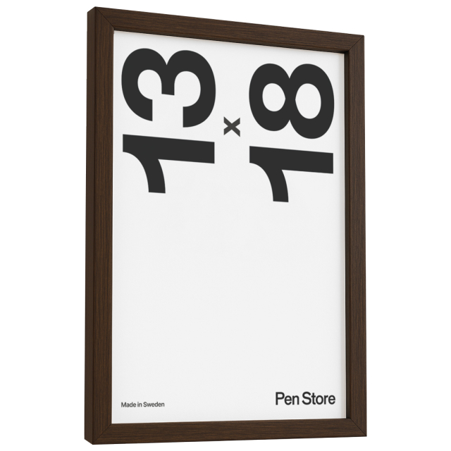 Holzrahmen Walnussfarbe 13x18 cm