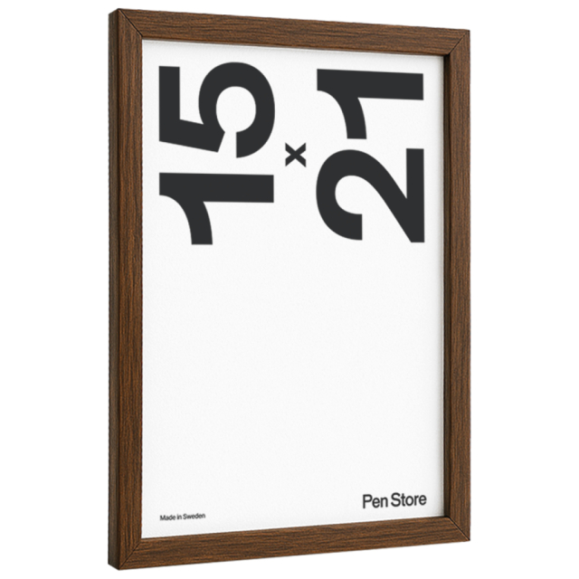 Holzrahmen Walnussfarbe 15x21 cm