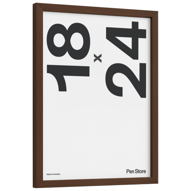 Holzrahmen Walnussfarbe 18x24 cm