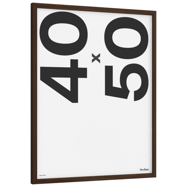 Holzrahmen Walnussfarbe 40x50 cm