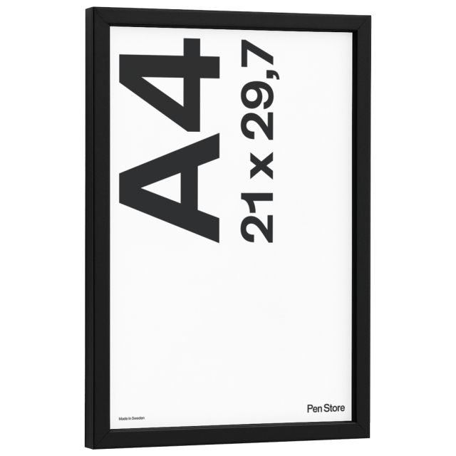 Holzrahmen Schwarz 21x29,7 cm A4