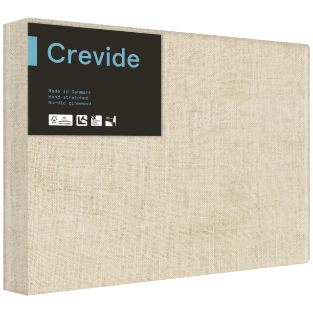 Tiefer 3D Keilrahmen Leinwand Naturleinen 41x33