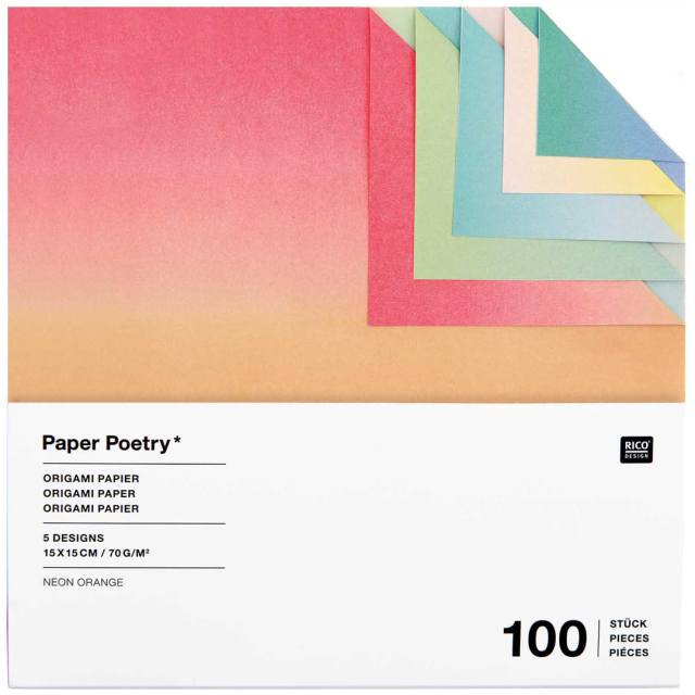 Origami-Papier Linear Gradient 15x15 cm 100 Blatt