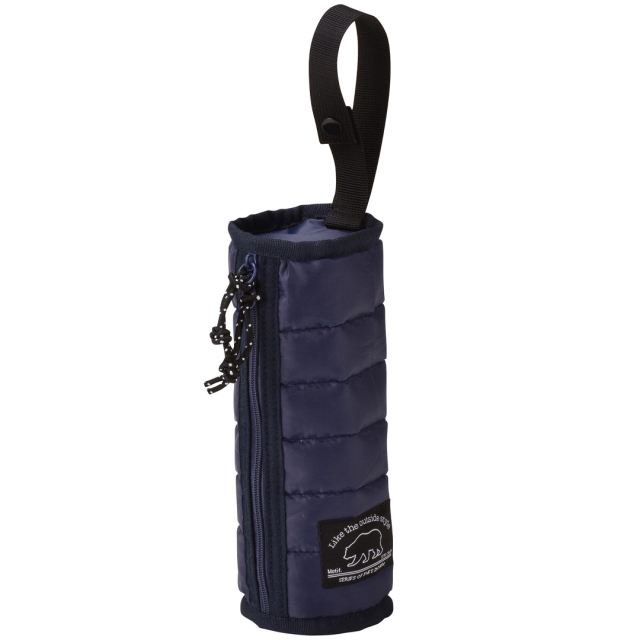 Federtasche Faux Down Blau