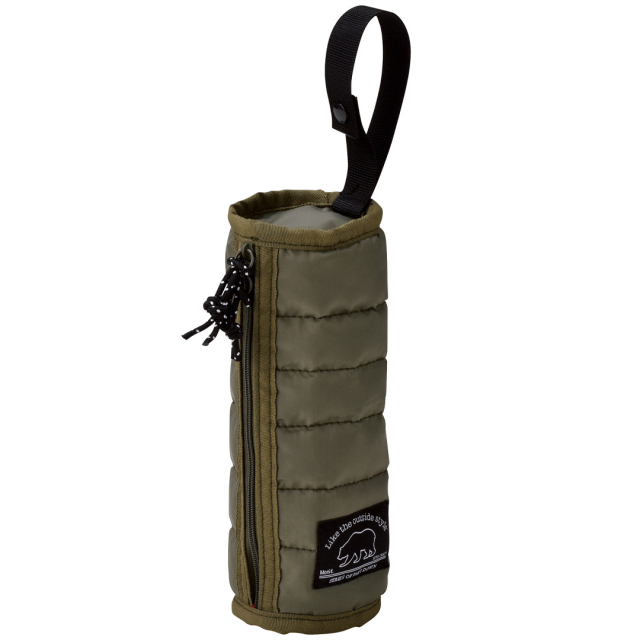 Federtasche Faux Down Grün