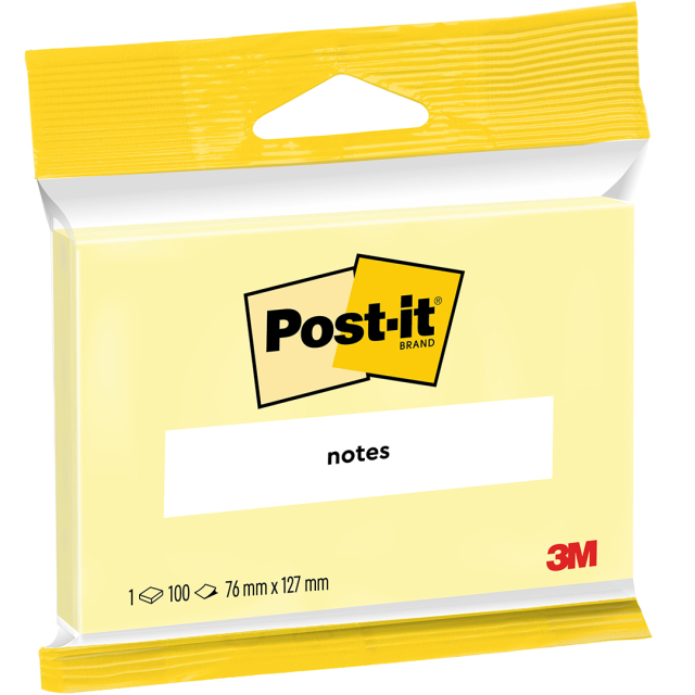 Post-it 76x127 Gelb