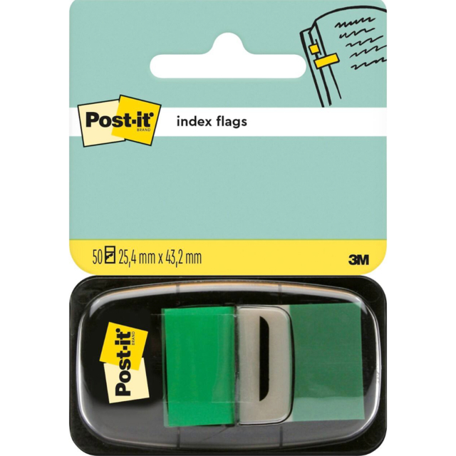 Post-it Indexreiter 25,4 x 43,2 mm Grün