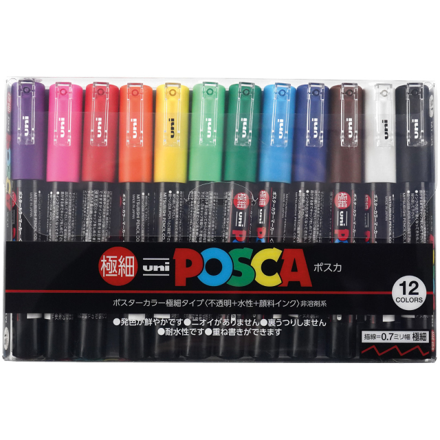 Posca PC-1MC 12er-Set