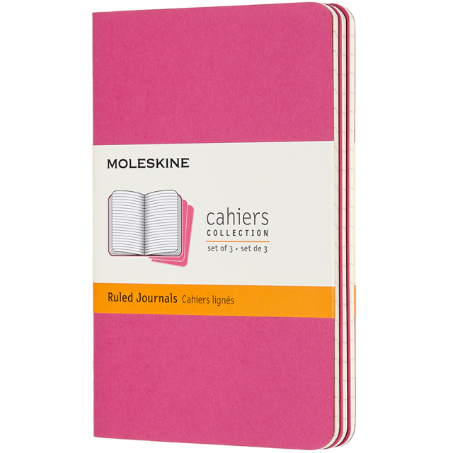 Cahier Notebook Pocket Pink Liniert