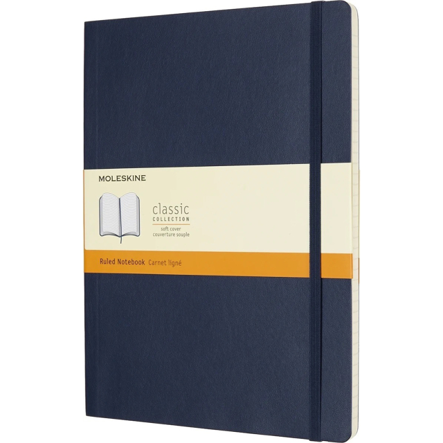 Classic Soft Cover Notebook XL Blue Liniert