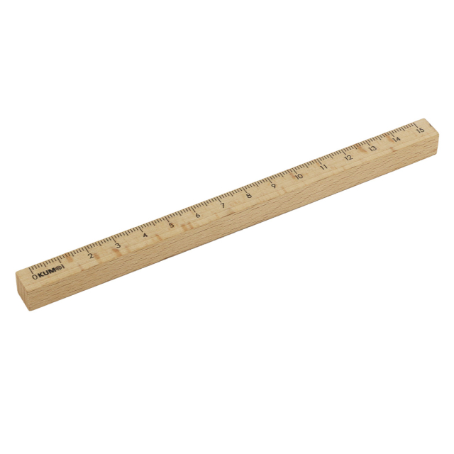 Holzlineal 15 cm 