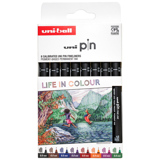 Pin Fine Line Colours 8er-Set