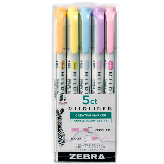 Mildliner 5er-Pack Gentle 