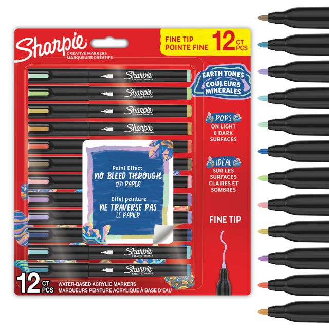 Creative Marker Fine Tip 12er-Pack Earth Tones