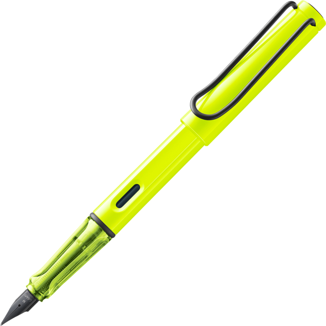 Safari Füllfederhalter Neon Yellow