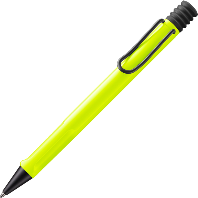 Safari Kugelschreiber Neon Yellow