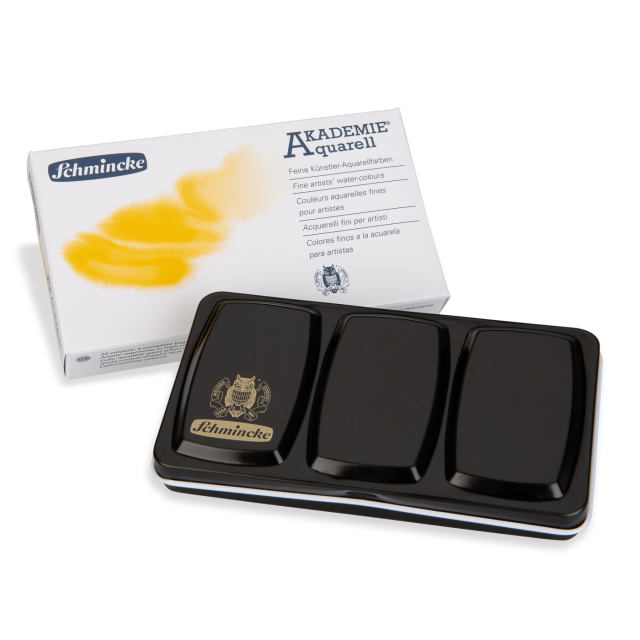 Akademie Aquarell Half Pans 12er-Set