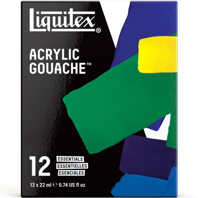 Gouachefarbe Essentials Set 12x22 ml